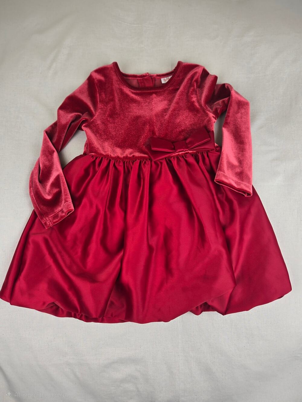 Cat & Jack Toddler Girl Red Holiday Dress 4T Christmas Dress